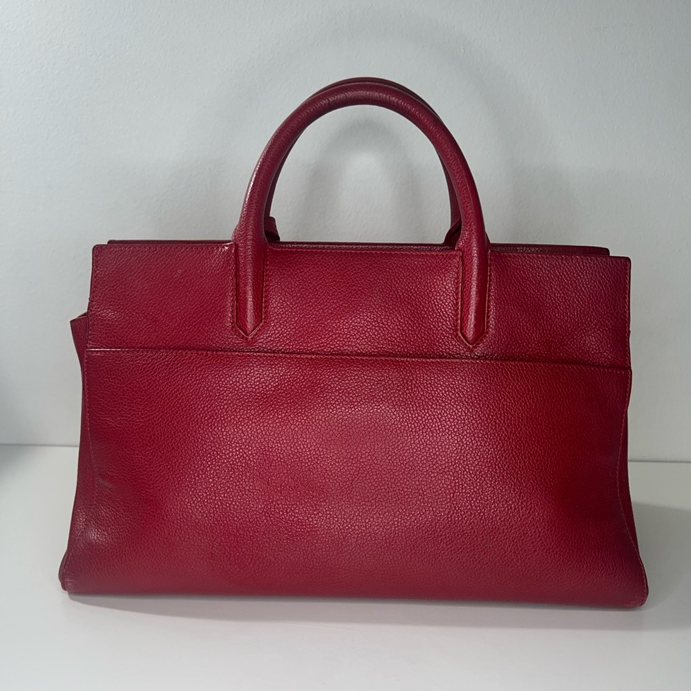Saint Laurent YSL Small Cabas Rive Gauche 2Way Top Handle Tote Bag Purse - Picture 10 of 17